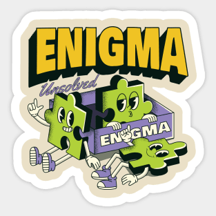 Enigma Unsolved Sticker